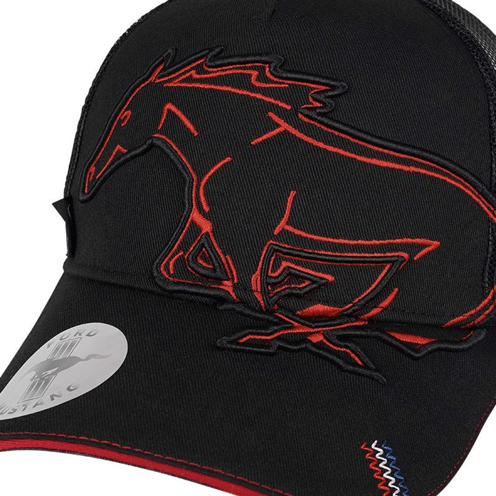 Ford Mustang Baseball Cap Pony rot