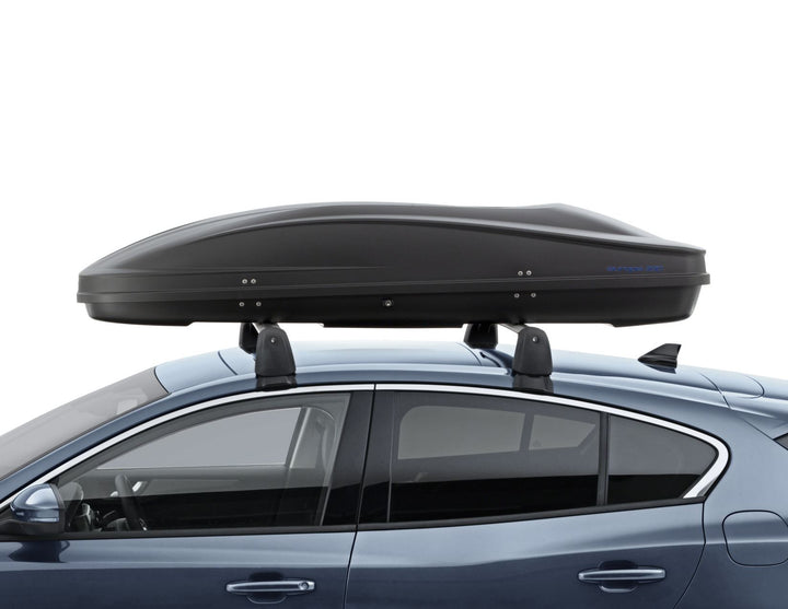 G3* Dachbox Elegance Europe 390, mattschwarz mit Prägung