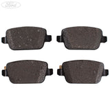 Focus Mk2 Galaxy WA6 Mondeo Mk4  S-MAX Bremsbelagsatz Hinten