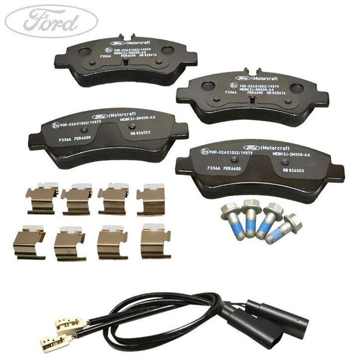 Original Ford Transit Custom Bremsbelagsatz hinten mit Doppelbereifung 2600772