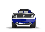 Ford Mustang Racing Car blau