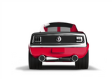 Ford Mustang Racing Car rot