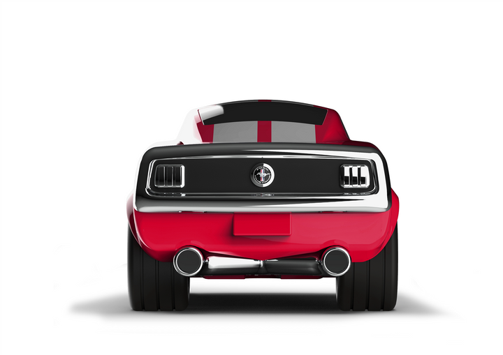 Ford Mustang Racing Car rot
