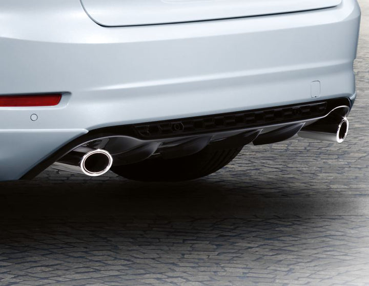 Original Ford Mondeo 2007-2014 Diffusor, unterer Heckstoßfänger schwarz glänzend