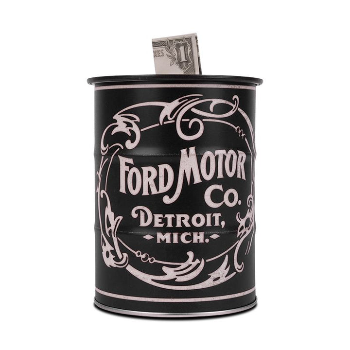 Ford Retro Spardose Ölfass 600ml