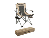 ARB* Campingstuhl mit Tragetasche, schwarz/beige