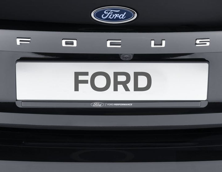 Original Ford Performance Kennzeichenhalter schwarz, 3D Performance-Logo weiß