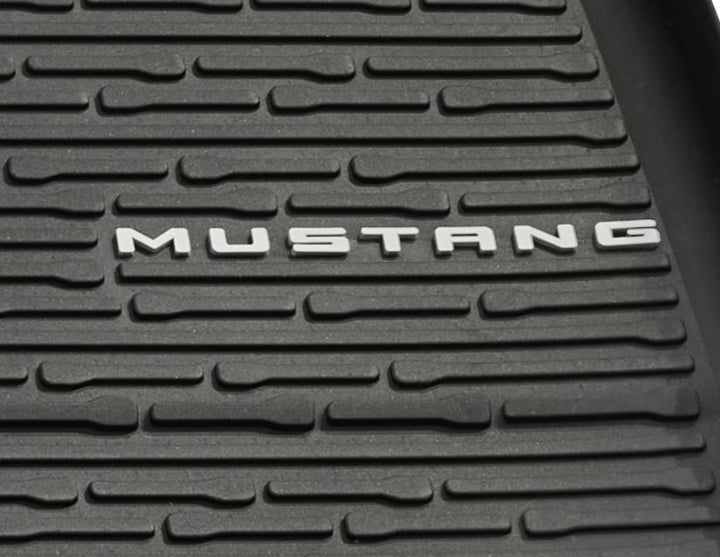 Original Ford Mustang ab 2024 Allwetterfußmatten,vorne&hinten,Wanne hohe Kanten