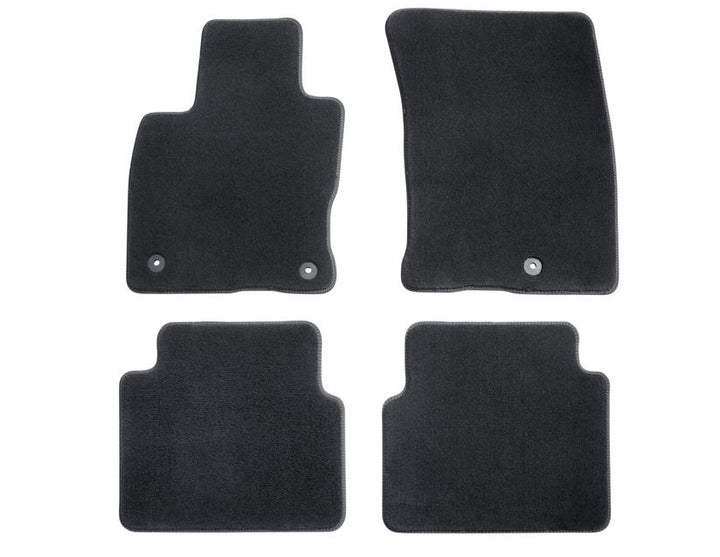 Original Ford Kuga ab 2020 Premium Velours-Fußmatten vorne&hinten, 2x Naht grau