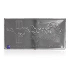 Ford Mustang Blechschild Horse & Stripes Logo rot