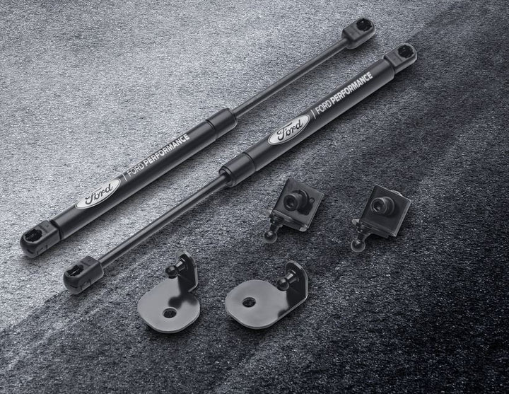 Original Ford Mustang ab 2015 Haubenlifter, lasergraviertem Performance Logo