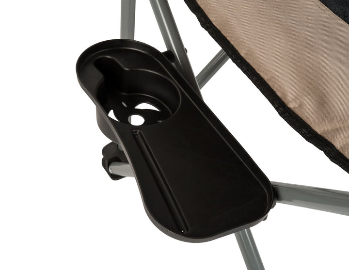 ARB* Campingstuhl mit Tragetasche, schwarz/beige