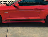 Original Ford Mustang Performance Tri-Bar-Seitenstreifen,Schrift schwarzglänzend