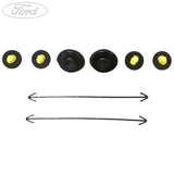 Original Ford Fiesta 2008-2012 Heckseitenleisten Befestigungsblech-Kit  1809784