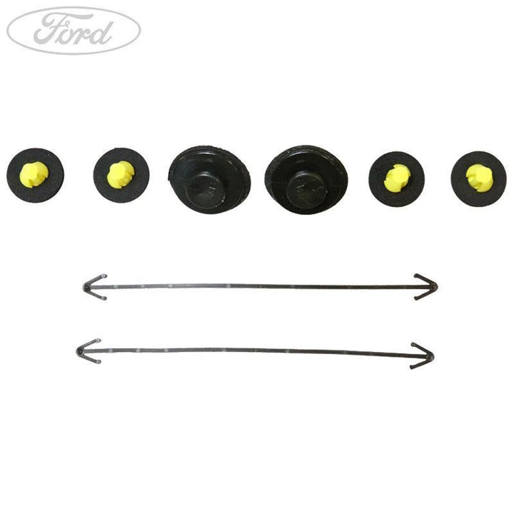 Original Ford Fiesta 2008-2012 Heckseitenleisten Befestigungsblech-Kit  1809784