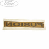 Original Ford Fiesta Fusion 2002-2012 schriftzug Fusion Heck 1206127