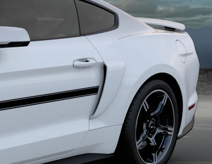 Original Ford Mustang ab 2015 Seitliche Lufthutzen mattschwarz