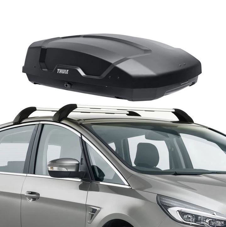 Original Ford S-MAX 2015-2023 Dachgrundträger & Thule Dachbox Force XT M