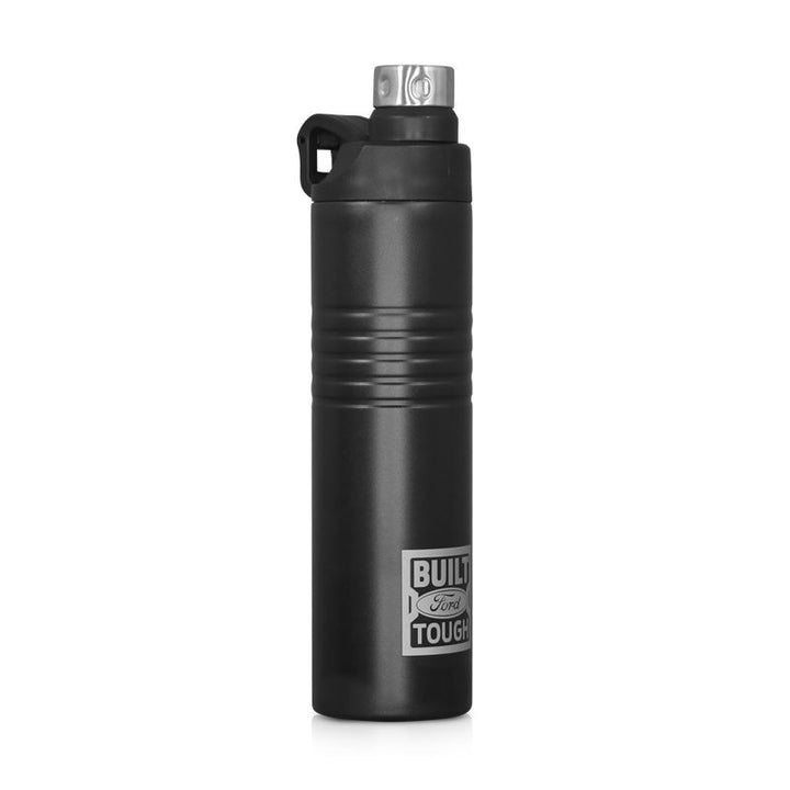 Ford Built Tough Thermosflasche Trinkflasche Schwarz 600ml