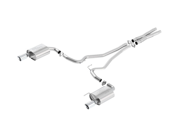 Ford Mustang Sportauspuff Rennsportversion-Edelstahl,2 Endrohre chrom 2216686