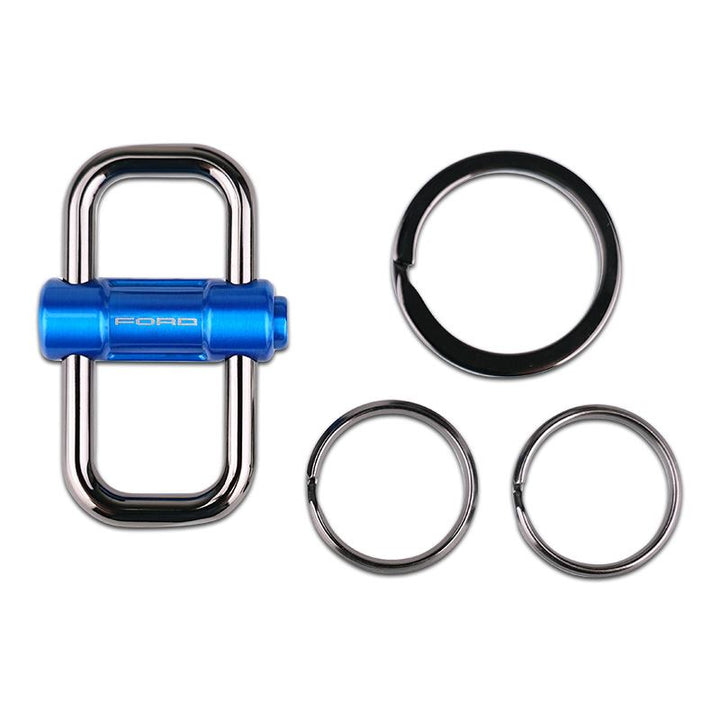 Ford Outdoor Karabiner Schlüsselanhänger Blau