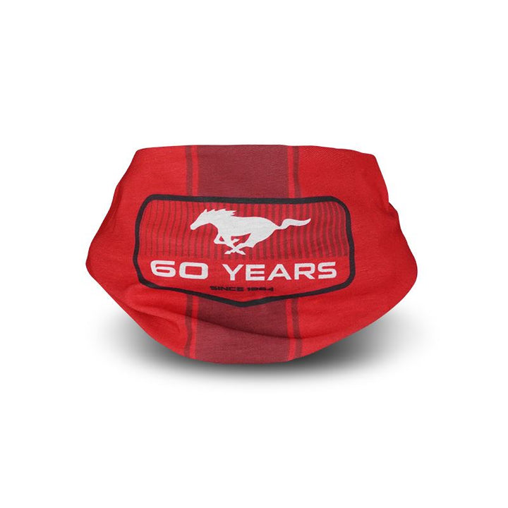 Ford Mustang  60 Years Schlauchtuch Rot
