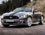 Original Ford Mustang Rallye-Streifen durchgehend, mattschwarz