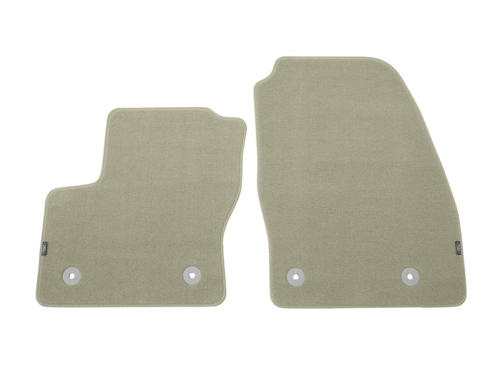 Original Ford C-MAX Velours-Teppichfußmatten vorne, grau, grauee Nubuk-Umrandung