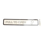 Original Ford Transit Transit Pull To Open Instruction Aufkleber 4447038