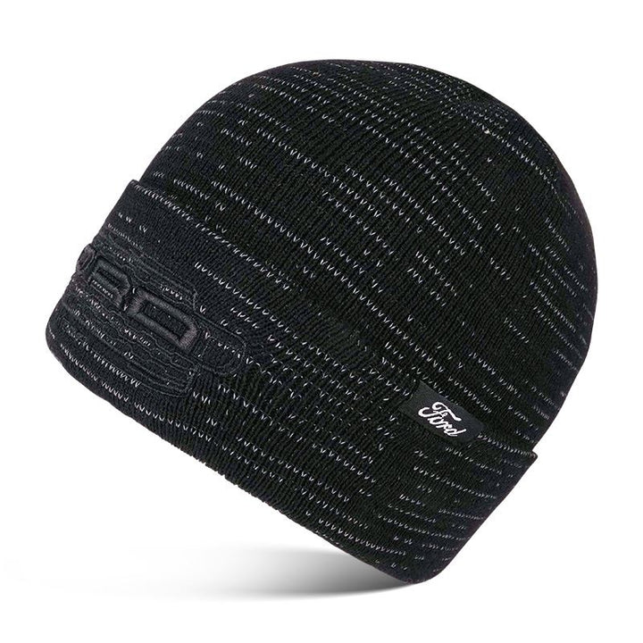 Ford Outdoor Beanie Mütze Schwarz reflektierend