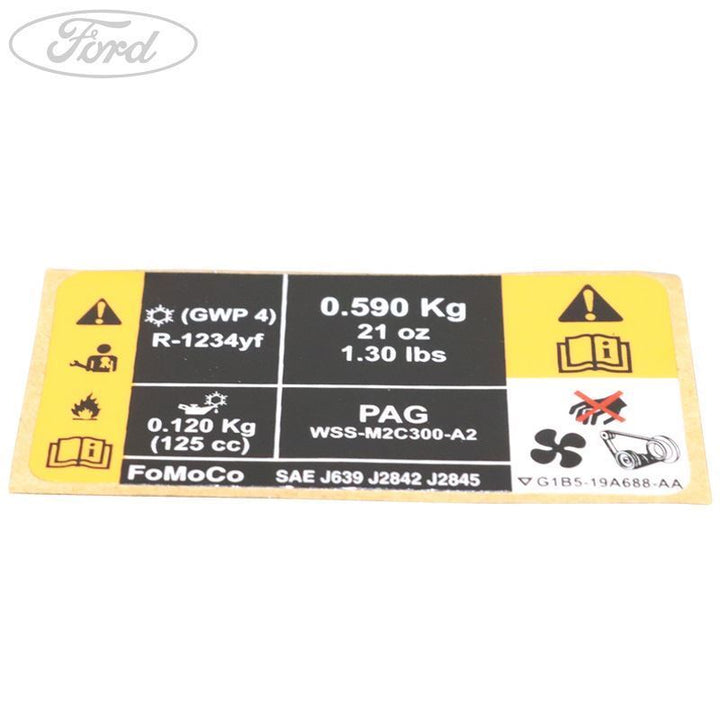 Original Ford  / KA+ 2015-2019 Aufkleber 2025773