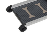 4Pets® EasySteps Teleskop-Hunderampe rutschfest Schwarz & Silber 2423311