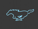 Original Ford MustangMachE Premium Schutzabdeckung schwarz, Innenfutter blau