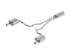 Ford Mustang Sportauspuff Edelstahl, mit zwei verchromten Endrohren 2216655
