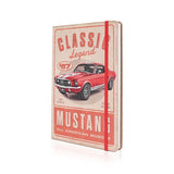 Ford Mustang Notizbuch A5 Classic Legend Rot