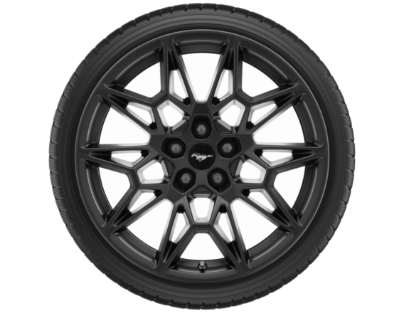 Ford Mustang 19 Zoll Winterkompletträder Vorne: 255/40 R19 100V XL & Hinten: 275/40 R19 105V XL Nokian Reifen Carbonized Grey Mid Gloss