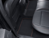 Original Ford Focus ab 2018 Premium Velours-Fußmatten vorne,schwarz, rote Nähte