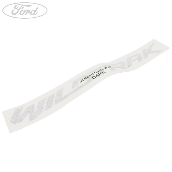 Original Ford Ranger TKE Wildtrak Logo Typenschild Aufkleber Schwarz 2011-2015 1746123