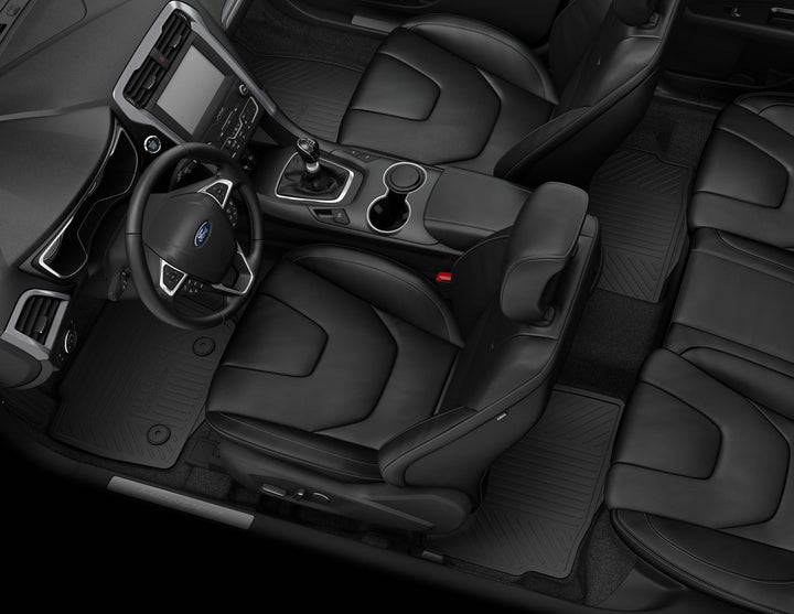 Original Ford Mondeo 2014-2022 Allwetterfußmatten vorne und hinten, schwarz