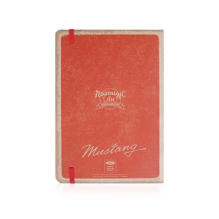 Ford Mustang Notizbuch A5 Classic Legend Rot