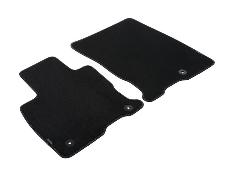 Original Ford Kuga Velours-Teppichfußmatten vorne, schwarz, 2x Naht metallgrau