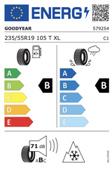 Ford All-Electric Explorer 19 Zoll Winterkompletträder
Vorne: 235/55 R19 105 T XL & Hinten: 255/50 R19 107 T XL
Goodyear Reifen