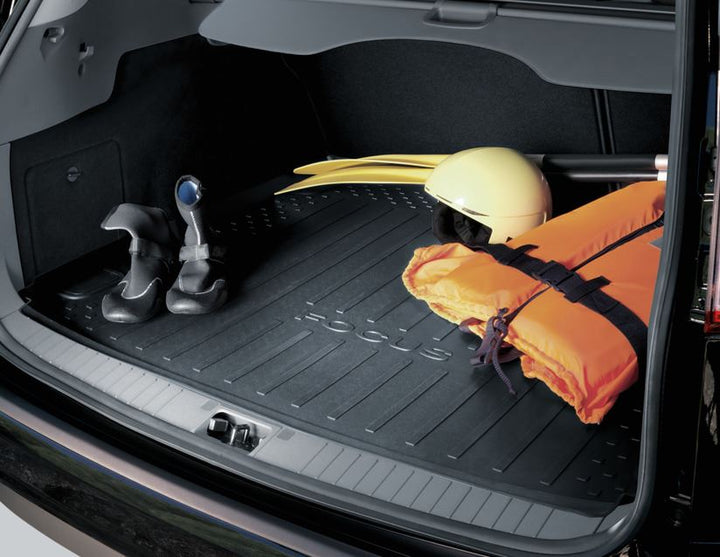 Original Ford Focus 2003-2011 Gepäckraumwanne, 3 Türer, mit Stahl-Notreserverad