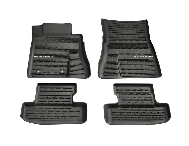 Original Ford Mustang ab 2024 Allwetterfußmatten,vorne&hinten,Wanne hohe Kanten
