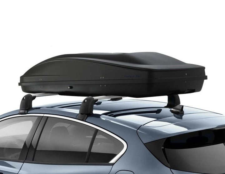 Ford S-MAX 2015-23 Dachgrundträger & G3 Dachbox Elegance Europe 390 Mattschwarz