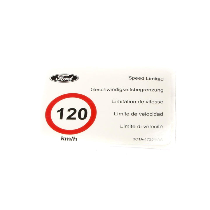 Original Ford Transit Transit Geschwindigkeitsbegrenzer Aufkleber 4531028