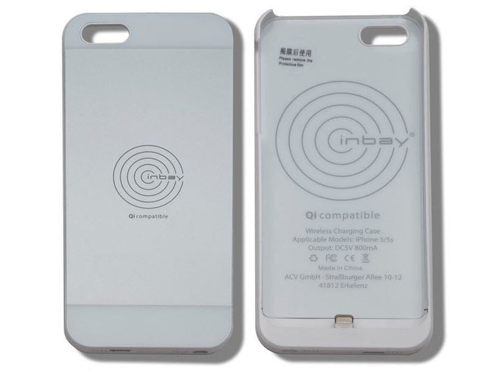 ACV* Qi-Ladehülle für iPhone® 5/5S, weiß
