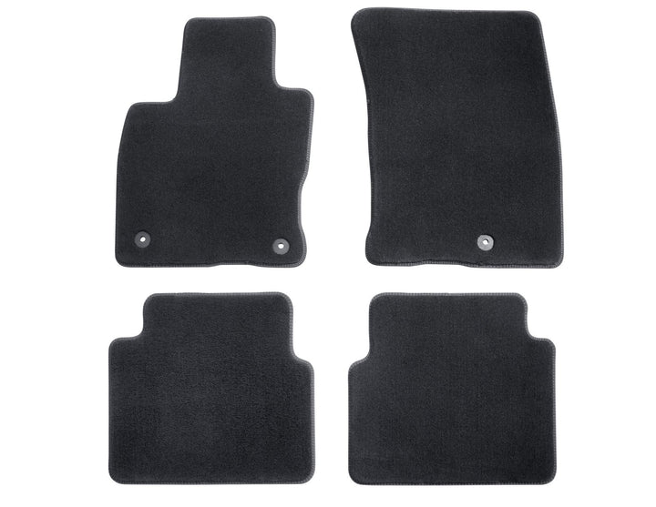 Original Ford Kuga ab 2020 Premium Velours-Fußmatten vorne&hinten, 2x Naht grau