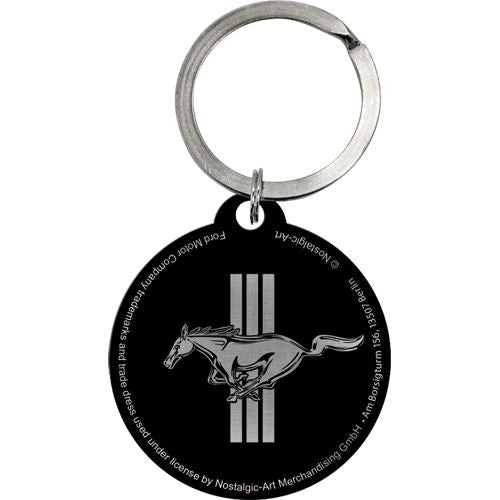 Ford Mustang Logo Schlüsselanhänger Edelstahl