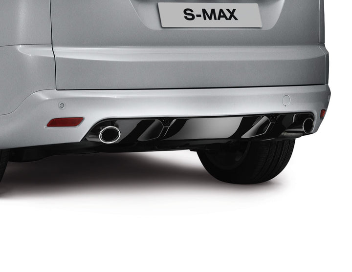 Original Ford S-MAX 2006-2015 Heckstoßfänger, mit Einparkhilfe, Doppelauspuff
